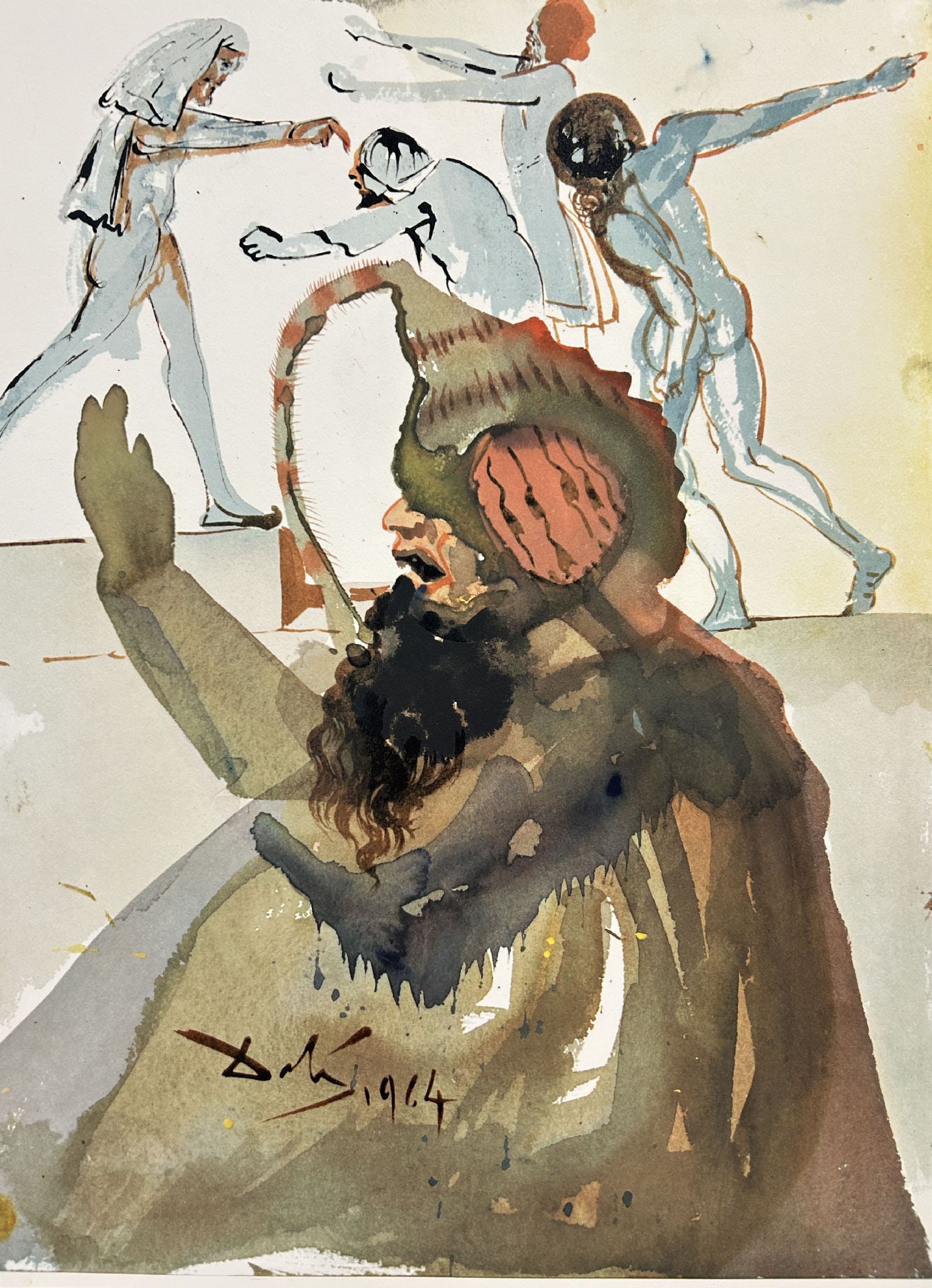 Salvador Dali - Joseph And His Brothers In Egypt (from Biblia Sacra): Artist: Salvador DaliTitle: Joseph And His Brothers In Egypt (from Biblia Sacra)Year: 1969Dimensions: 19 x 13 3/4 in.Edition: from the rare Limited Edition of 1499Publisher: Rizzoli Editions,