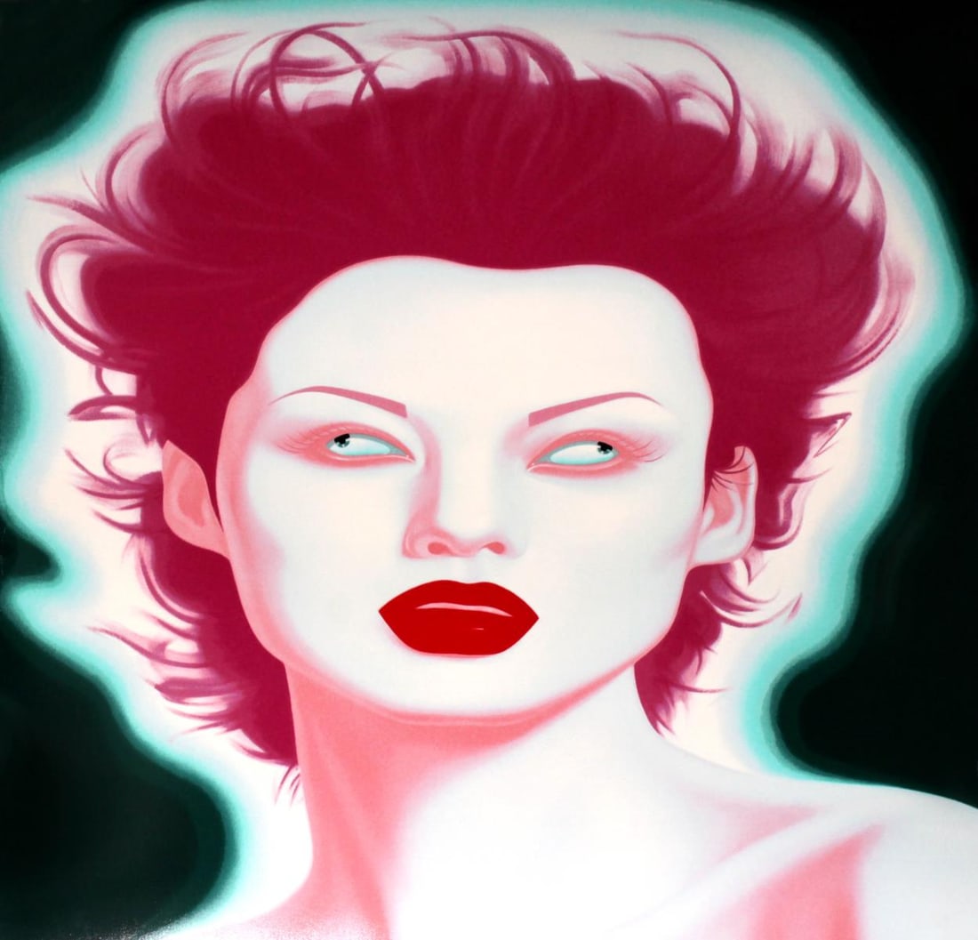 Feng Zhengjie - Chinese Portrait Series No. 53: Artist: Feng Zhengjie Title: Chinese Portrait Series No. 53 Year: 2008 Dimensions: 43in. by 43in. Edition: From the limited edition of 200 Suite: Chinese Portraits