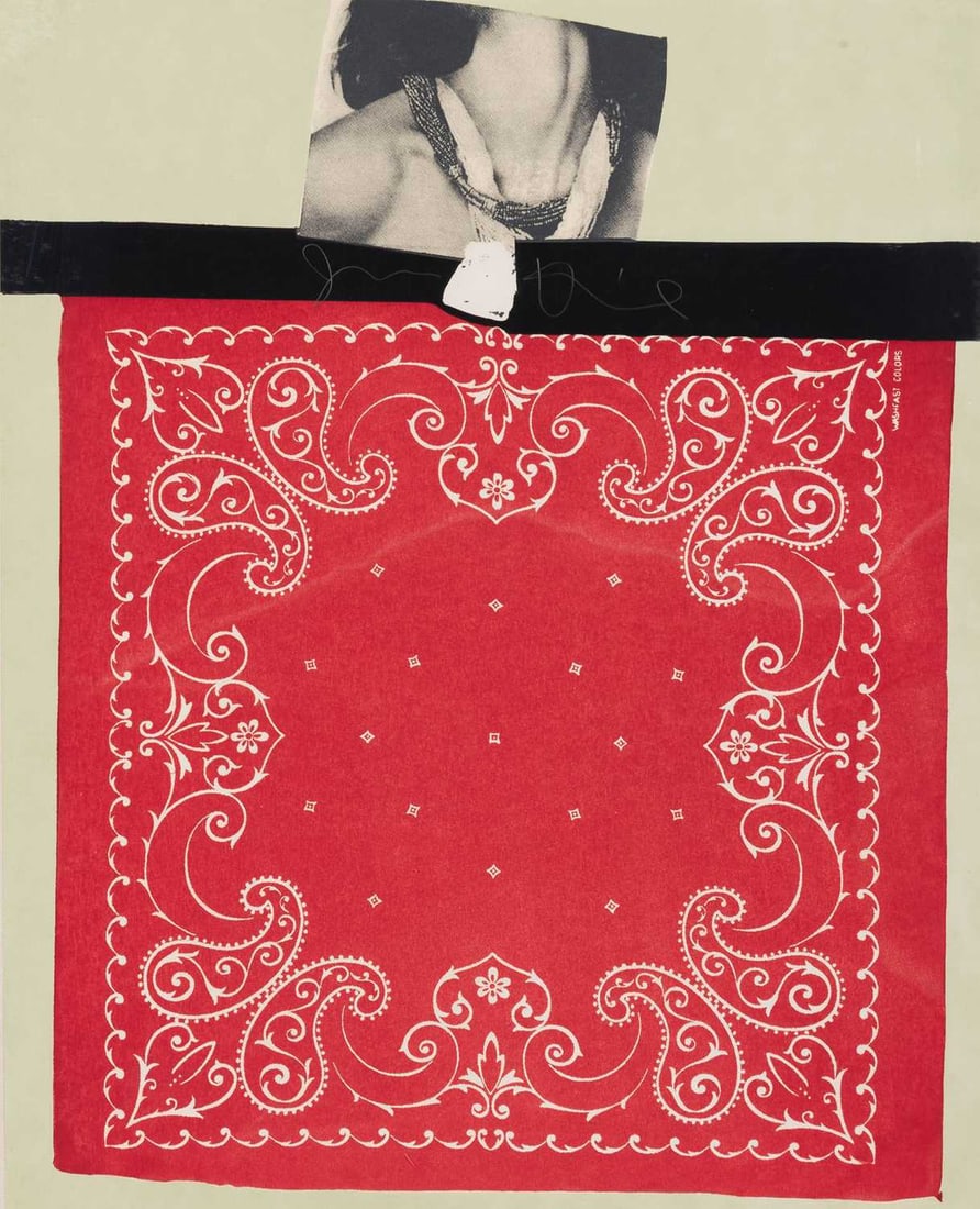 Jim Dine - Throat: Artist: Jim DineTitle: Throat Year: 1965Dimensions: 30 x 24 in.Edition: a proof, aside from the limited edition of 200Publisher: Original Editions, New YorkSuite: 11 Pop Artists, Volume IIMedium: