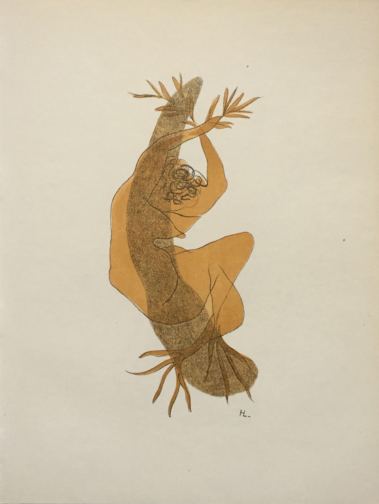 Henri Laurens - Daphne: Artist: Henri Laurens Title: Daphne Year: 1953 Dimensions: 10in. by 14in. Edition: From the Rare Limited Edition Publisher: Editions de la revue Verve <