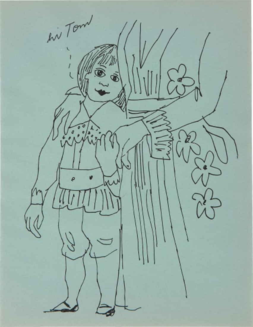 Andy Warhol - Untitled from "Love is a Pink Cake" (1 of 1)