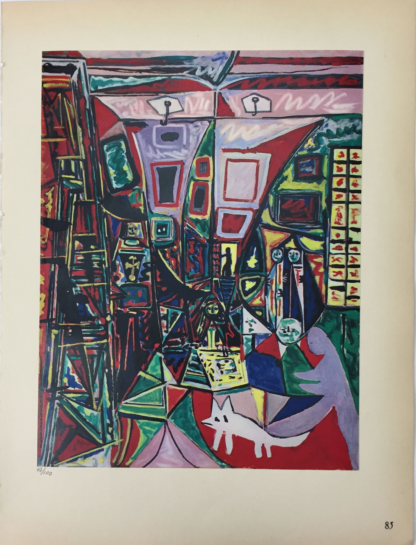 Georges Braque (After) - Vase de Fleurs Jaunes: Artist: Georges Braque (After)Title: Vase de Fleurs JaunesYear: c. 1955Dimensions: 19 1/4 x 13 3/4 in.Edition: From the rare limited edition of 300Publisher: Paris, MaeghtMedium: Original aquatint