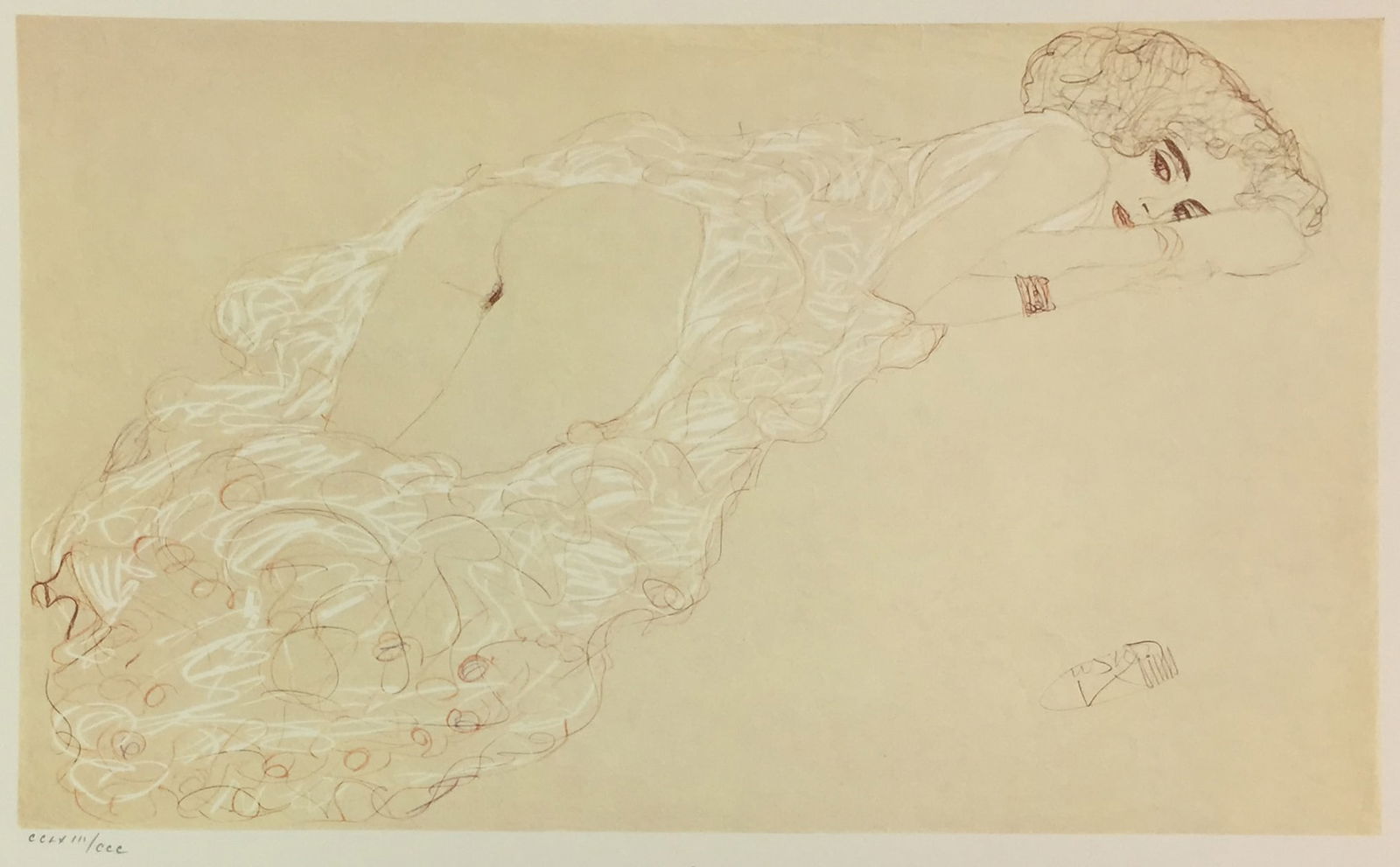 Gustav Klimt (After) - Untitled Study (V) (1 of 1)