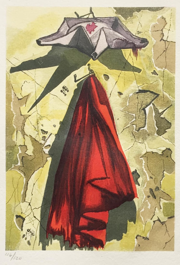 Salvador Dali - Le Tricorne 20: Artist: Salvador DaliTitle: Le Tricorne 20Year: 1958Dimensions: 10in. by 12 3/4in.Edition: From the rare limited edition of 120Publisher: Editions du Rocher Monaco / Nouveau Cercle Parisien du Livre