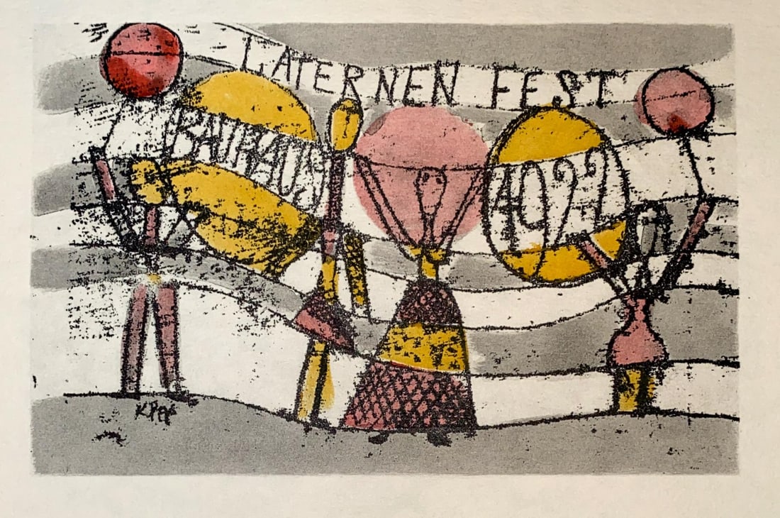 Paul Klee - Lantern Party: Artist: Paul KleeTitle: Lantern PartyYear: 1947Dimensions: 9in. by 12in.Edition: from the rare limited edition of 2000Publisher: The Museum Of Modern Art New YorkSuite: The Prints Of Paul KleeMedium: