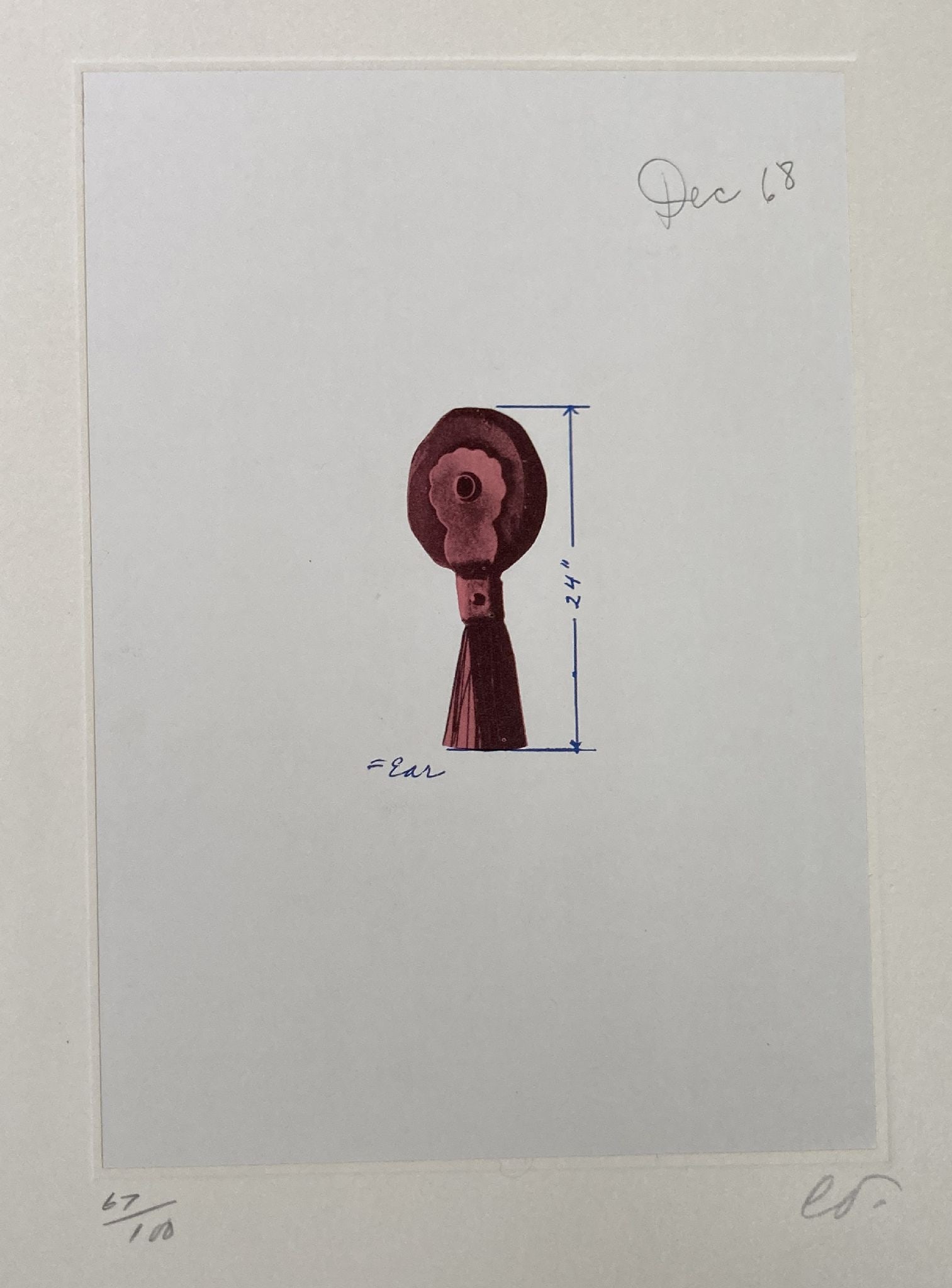 Claes Oldenburg - Notes in Hand 30 (1 of 1)