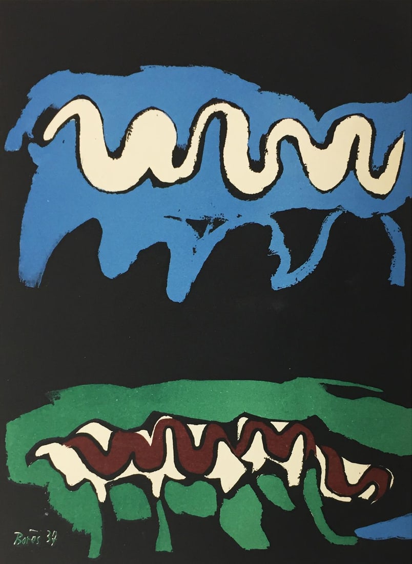 Francisco Bores - Tierra: Artist: Francisco BoresTitle: TierraYear: 1937Dimensions: 14in. by 10in.Weight: 0Edition: From the rare limited editionPublisher: Teriade for VerveSuite: Verve Vol. 1 No. 1Medium: Original lithograph