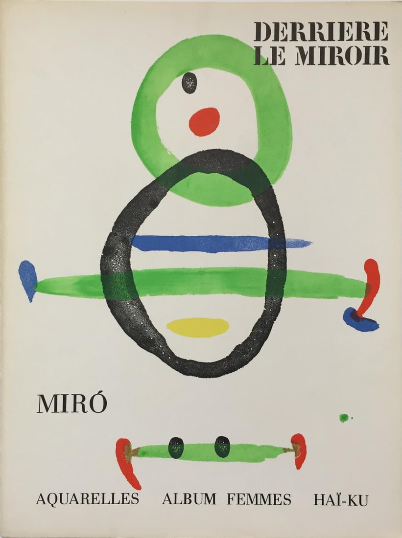 Joan Miro - Cover from Derriere Le Miroir: Artist: Joan Miro Title: Cover from Derriere Le Miroir Year: 1967 Dimensions: 15in. by 11in. Edition: From the Rare Limited Edition Publisher: Mourlot Paris