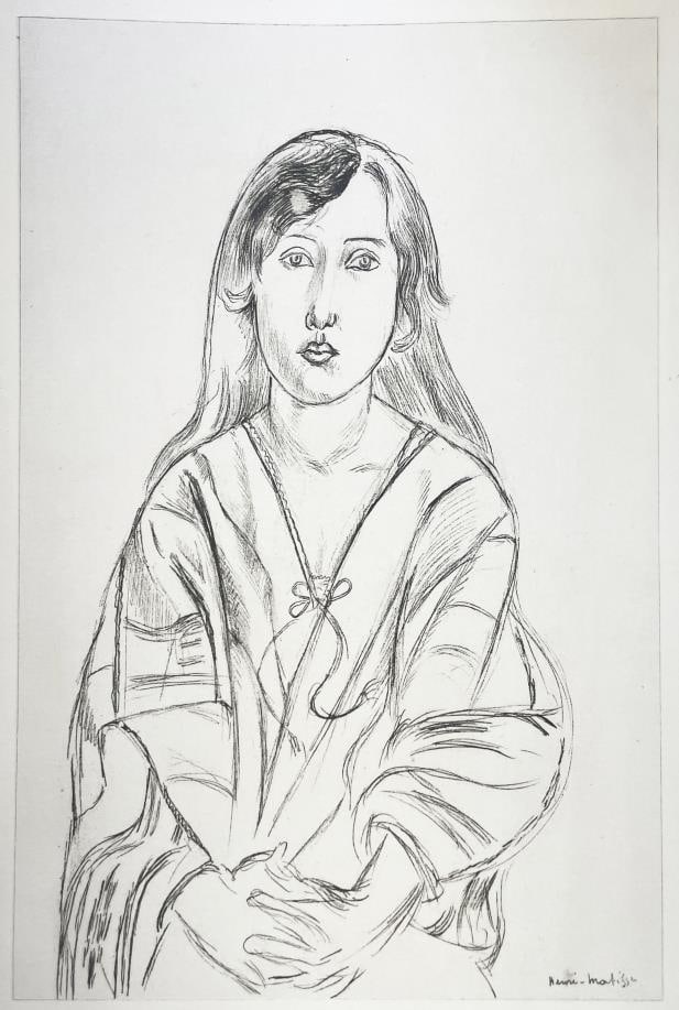 Henri Matisse (After) - Planche XLI: Artist: Henri Matisse (After)Title: Planche XLIYear: 1920Dimensions: 11in. by 8.5in.Edition: From the rare limited edition of 1000Publisher: Victor Jacquemin; ParisSuite: Cinquante DessinsMedium: