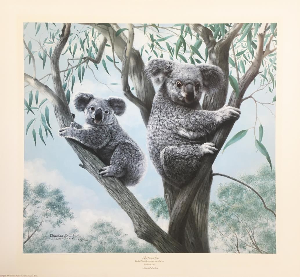 Charles Frace - Ambassadors: Artist: Charles FraceTitle: AmbassadorsYear: 1990Dimensions: 25in. by 23in.Edition: Numbered from the Rare Limited Edition of 3000Publisher: American Masters FoundationMedium: Offset Lithograph on