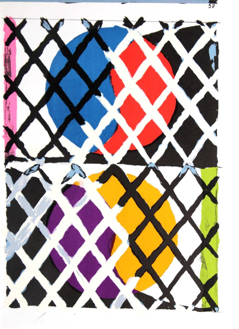 Alfred Jensen - Unittled from "One Cent Life": Artist: Alfred JensenTitle: Unittled from "One Cent Life"Year: 1964Dimensions: 16in. by 11in.Edition: From the rare limited editionPublisher: E.W. Kornfeld SwitzerlandSuite: One Cent LifeMedium: