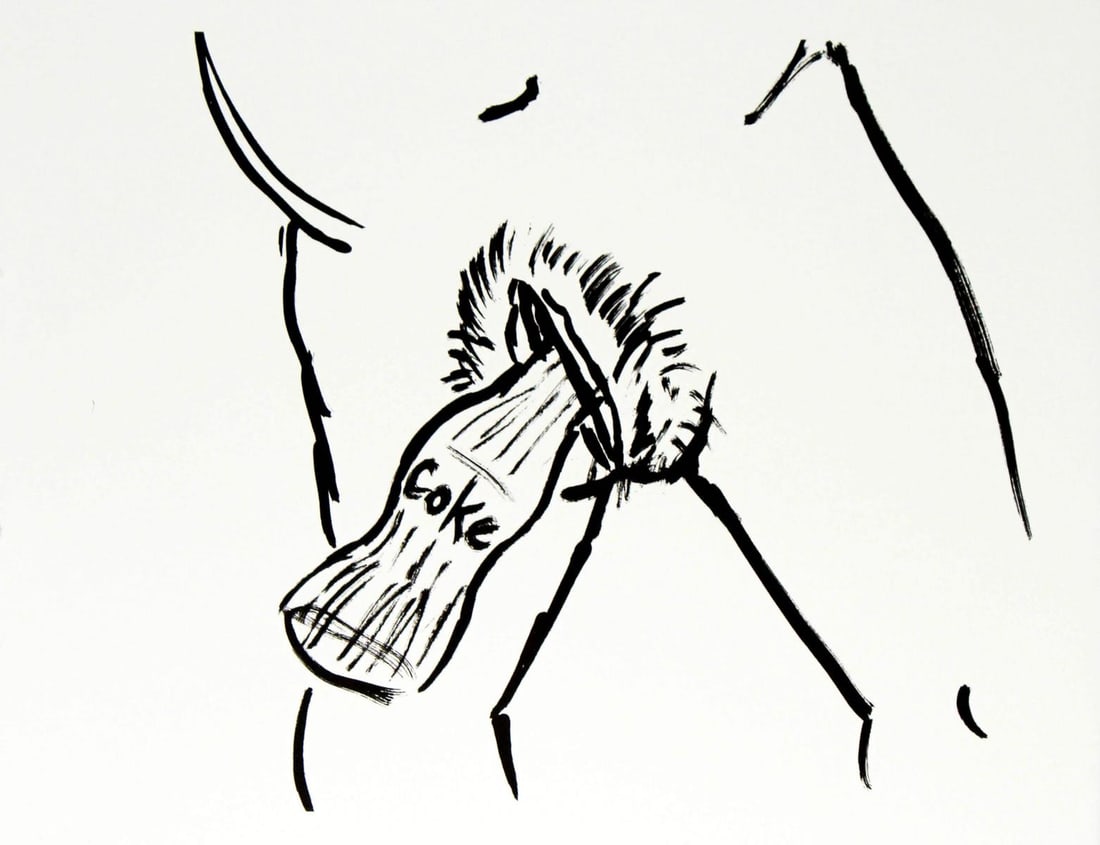 Keith Haring and Brion Gysin - Fault Lines: Artist: Keith Haring and Brion Gysin Title: Fault Lines Year: 1986 Dimensions: 8.7in. by 11.2in. Edition: From the rare limited edition of 200 Publisher: Editio