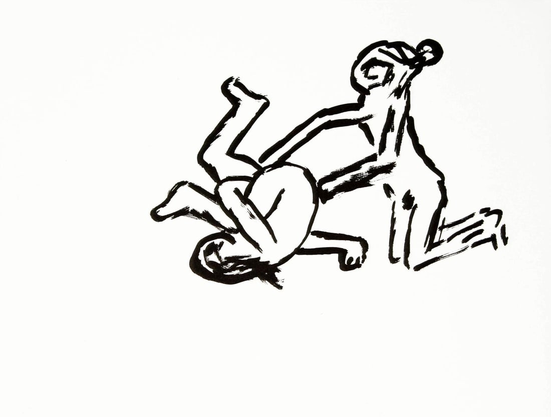 Keith Haring and Brion Gysin - Fault Lines: Artist: Keith Haring and Brion Gysin Title: Fault Lines Year: 1986 Dimensions: 8.7in. by 11.2in. Edition: From the rare limited edition of 200 Publisher: Editio