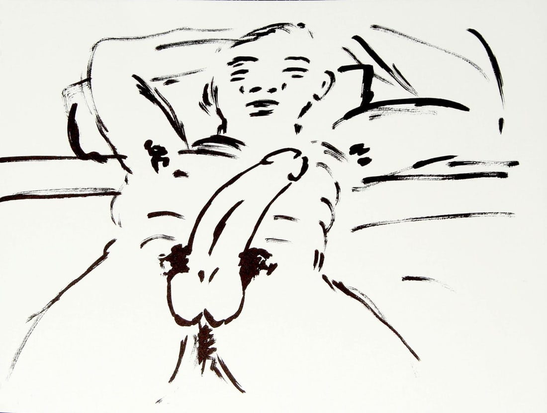 Keith Haring and Brion Gysin - Fault Lines (Point of View): Artist: Keith Haring and Brion Gysin Title: Fault Lines Year: 1986 Dimensions: 8.7in. by 11.2in. Edition: From the rare limited edition of 200 Publisher: Editio