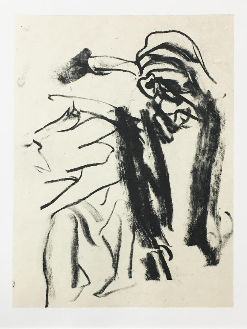 Willem De Kooning - Untitled (For Frank O'Hara): Artist: Willem De Kooning Title: Untitled (For Frank O'Hara) Year: 1988 Dimensions: 27.5in. by 23in. Edition: From the rare limited edition Publisher: The Museu