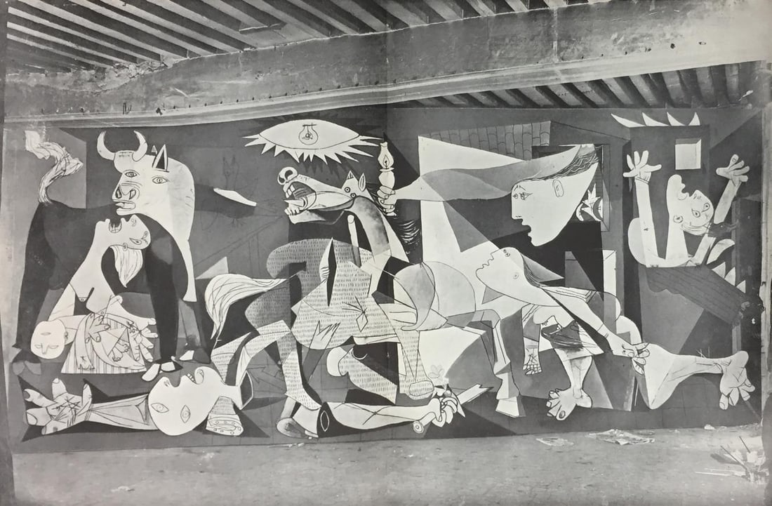 Pablo Picasso and Dora Maar - Guernica 1937 (After): Artist: Pablo Picasso and Dora MaarTitle: Guernica 1937 Year: 1937Dimensions: 14in. by 20in.Weight: 0Edition: From the rare limited editionPublisher: Teriade for VerveSuite: Verve Vol. 1 No. 1Medium: