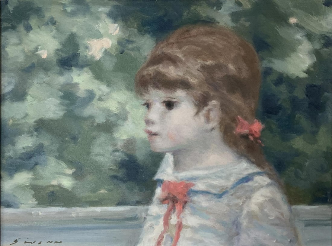 Andre Gisson - Untitled (Portrait of a Young Girl) (1 of 1)