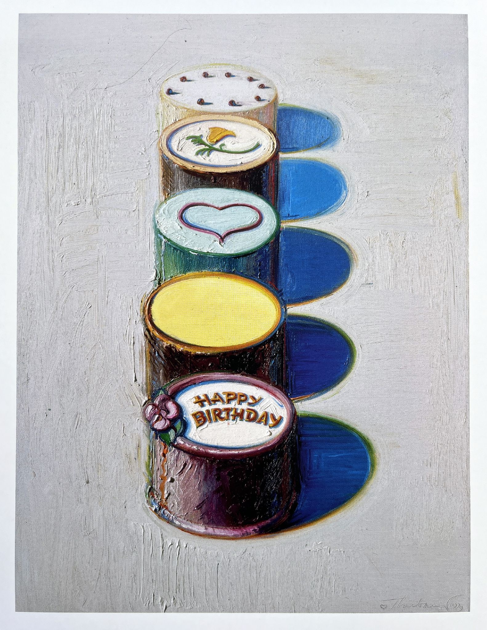Wayne Thiebaud - California Cakes (1 of 1)