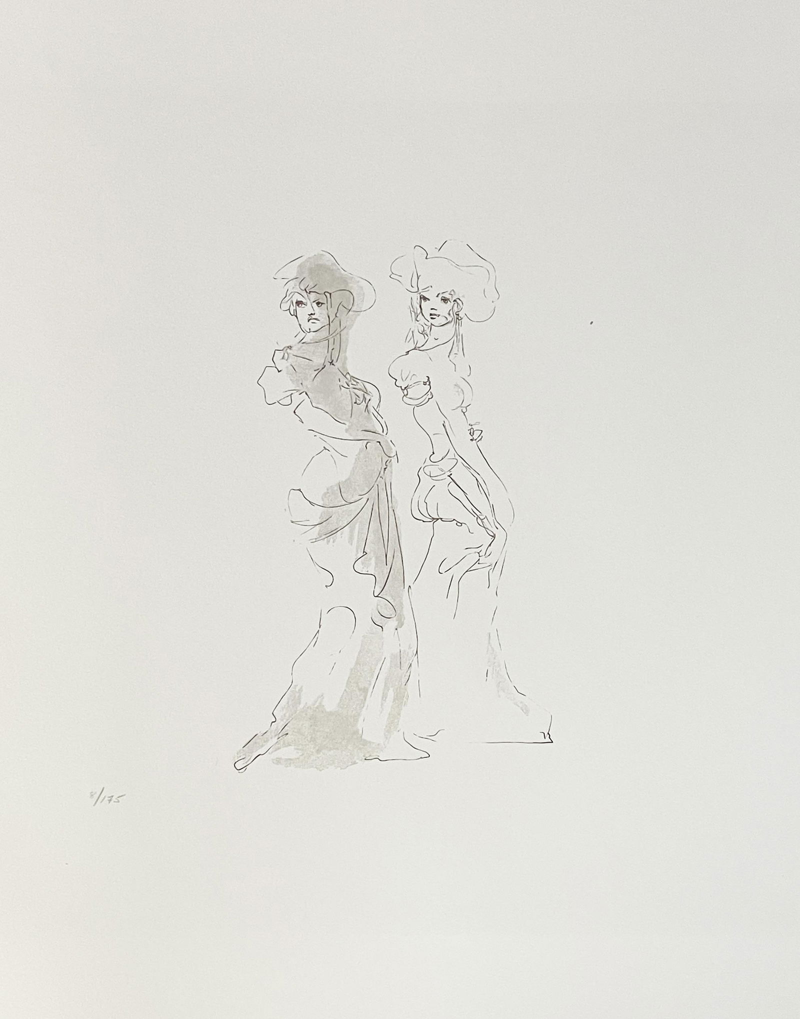 Leonor Fini - Untitled: Artist: Leonor Fini Title: Untitled Year: 1976 Dimensions: 26 3/4in. by 20 1/2in. Edition: From the rare limited edition of 175 Publisher: Editions Du Tamanoir<