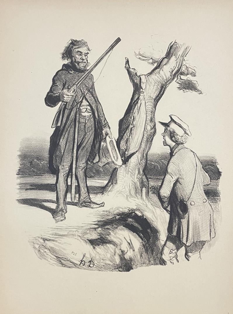 Honore Daumier - A Poor Father Who Appeals to Your Mercy (1 of 1)