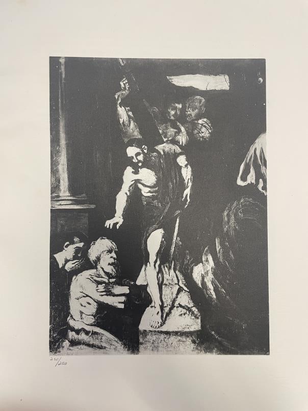 Paul Cezanne (After) - Cristo al Limbo: Artist: Paul Cezanne (After) Title: Cristo al Limbo Year: 1914 Dimensions: 15in. by 11in. Edition: From the rare limited edition of 250 Publisher: Bernheim-Jeun