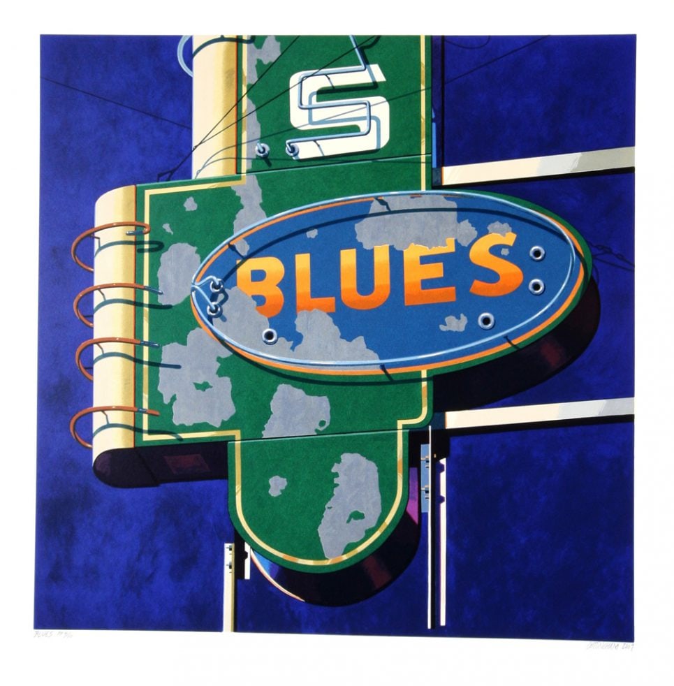 Robert Cottingham - BLUES (1 of 1)