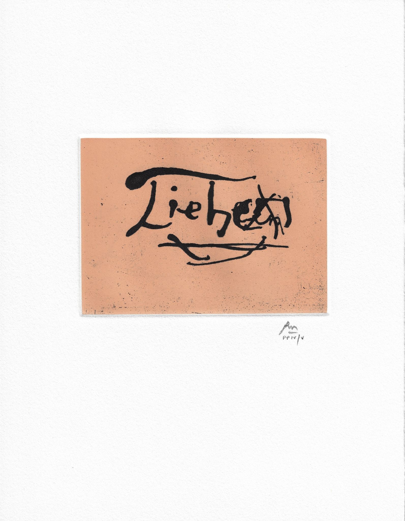 Robert Motherwell - Philology - Episode III (Proteus): Artist: Robert Motherwell Title: Philology - Episode III (Proteus) Year: 1988 Dimensions: 13 x 10 in. Edition: IV from the limited Printer's Proof edition of V, aside from the