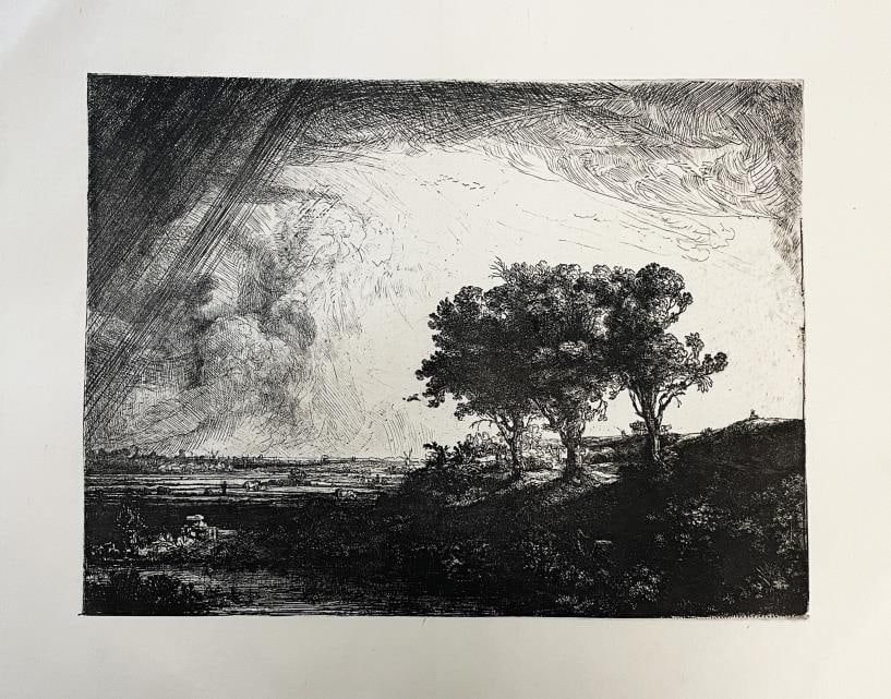 Rembrandt van Rijn (after) - The Three Trees (1 of 1)