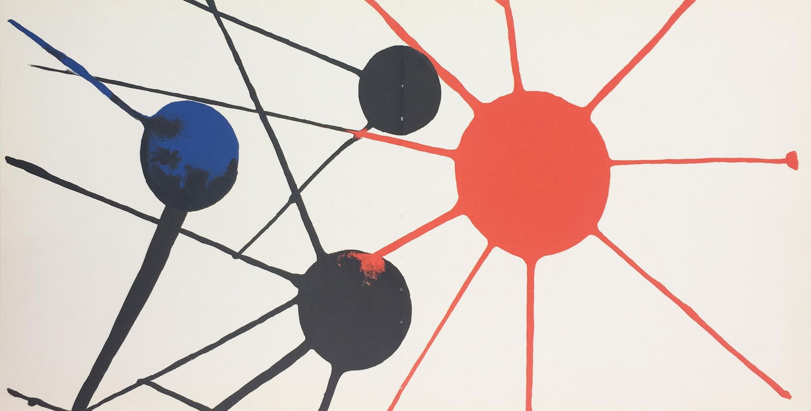 Alexander Calder - Untitled: Artist: Alexander CalderTitle: UntitledYear: 1972Dimensions: 10 1/2in. by 22in.Edition: From the Rare Limited EditionPublisher: Maeght ParisSuite: AutobiographyMedium: Lithograph in ColorsCondition: