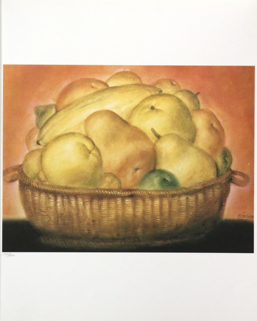 Fernando Botero (After) - Bowl of Fruit (1 of 1)