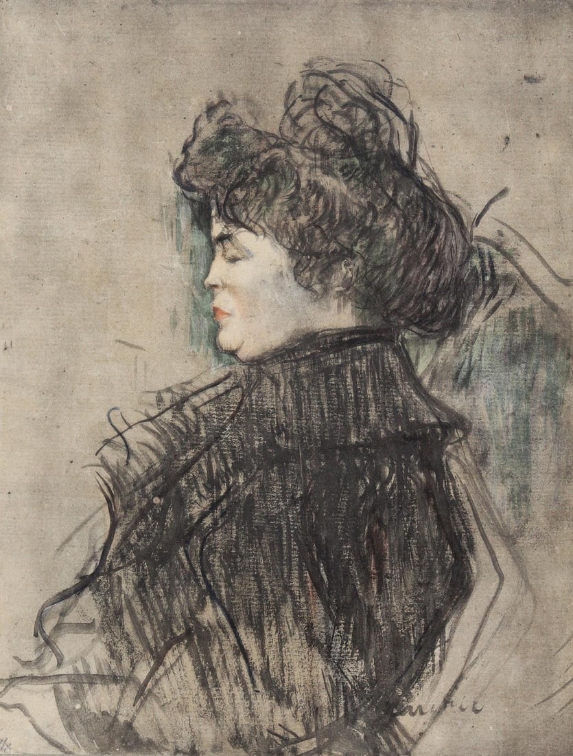 Henri Toulouse-Lautrec (After) - Madmeoiselle Andree: Artist: Henri Toulouse-Lautrec (After) Title: Madmeoiselle Andree Ciriac Year: 1930 Dimensions: 16 1/2in. by 12 1/2in. Edition: V from the rare limited edition of X Publisher:<