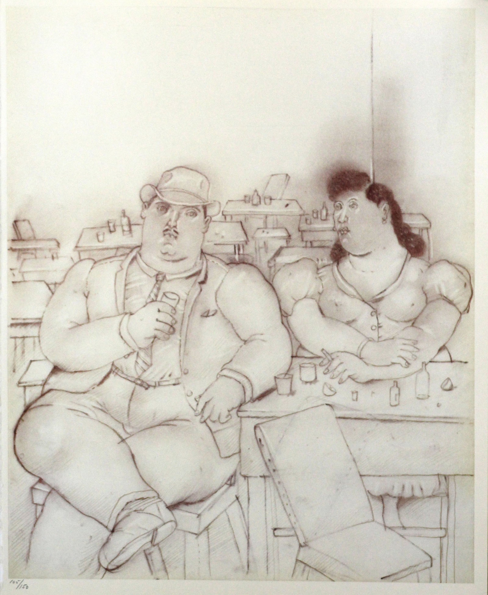 Fernando Botero (After) - Le Bar (1 of 1)