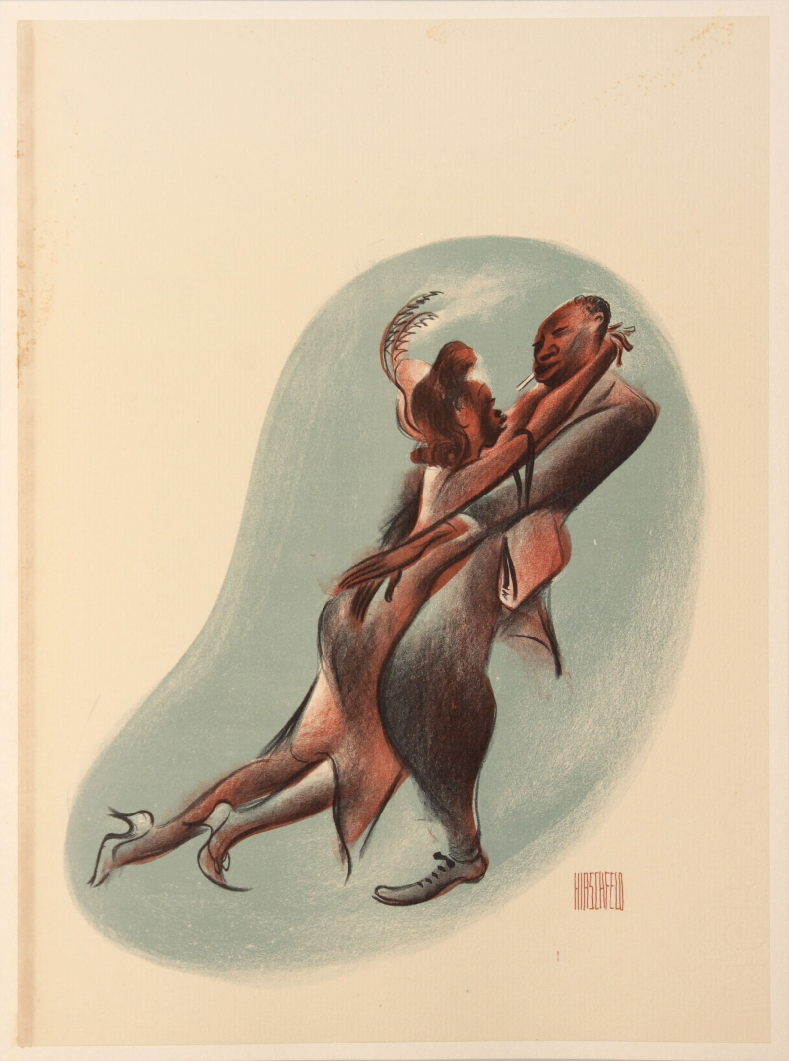 Al Hirschfeld - Scufflin' In (1 of 1)