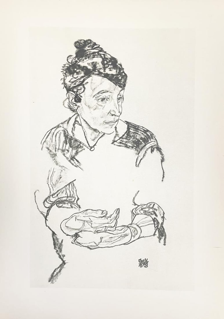 Egon Schiele (After) - Portrait of the Artist's Mother 2 (1 of 1)