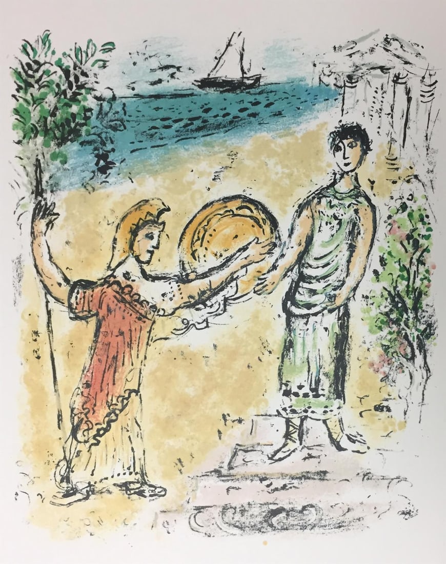 Marc Chagall - Athena and Telemachus (After) (1 of 1)