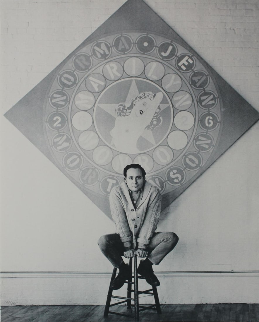 Robert Indiana - Portrait with The Metamorphosis of (1 of 1)