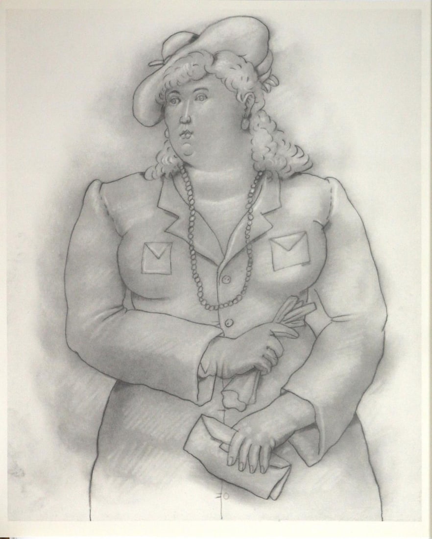 Fernando Botero - Untitled From "Dessins et Aquarelles" (After): Artist: Fernando BoteroTitle: Untitled From "Dessins et Aquarelles"Year: 1984Dimensions: 13in. by 15.75in.Edition: From the rare limited edition Publisher: Editions de la Difference pub.Suite: