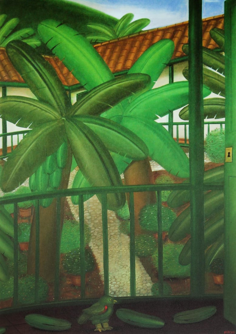 Fernando Botero (after) - The Patio: Artist: Fernando Botero (after) Title: The Patio Year: 1983 Dimensions: 16in. by 12in. Edition: From the limited edition of 200 Publisher: Harry N. Abrams Inc.