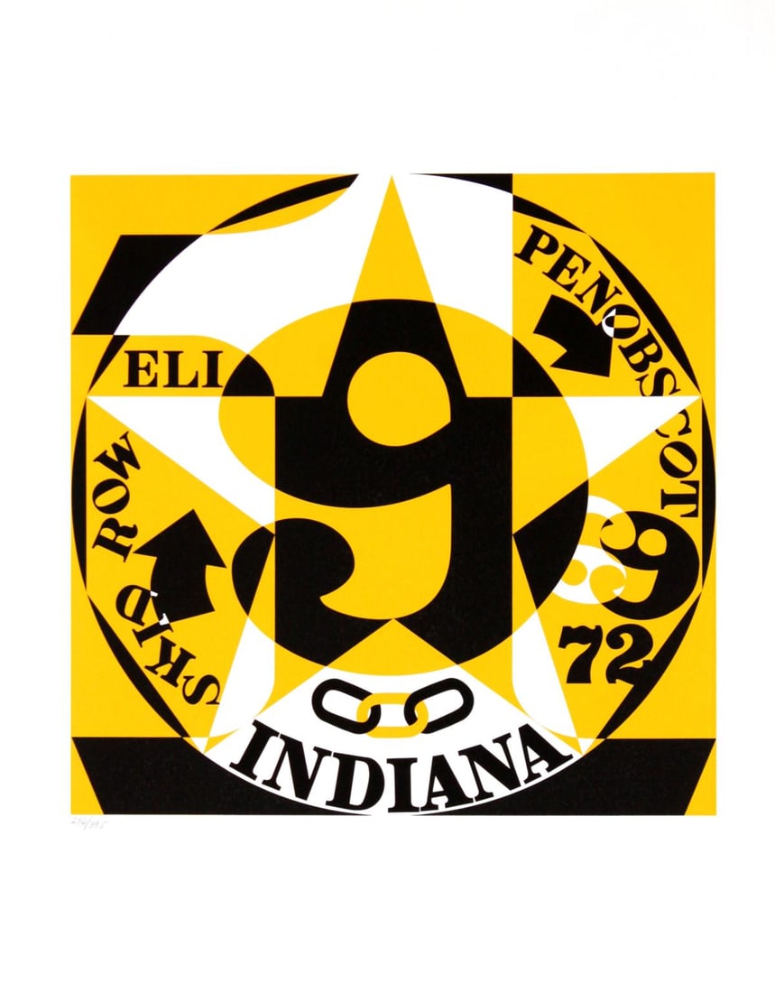Robert Indiana - The American Dream 8: Artist: Robert Indiana Title: The American Dream 8 Year: 1997 Dimensions: 22.5in. by 17.5in. Edition: From the limited edition of 395 Publisher: Marco Fine Arts