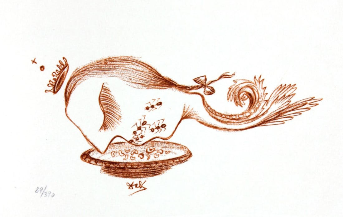 Salvador Dali - Casanova Illustration VII (1 of 1)