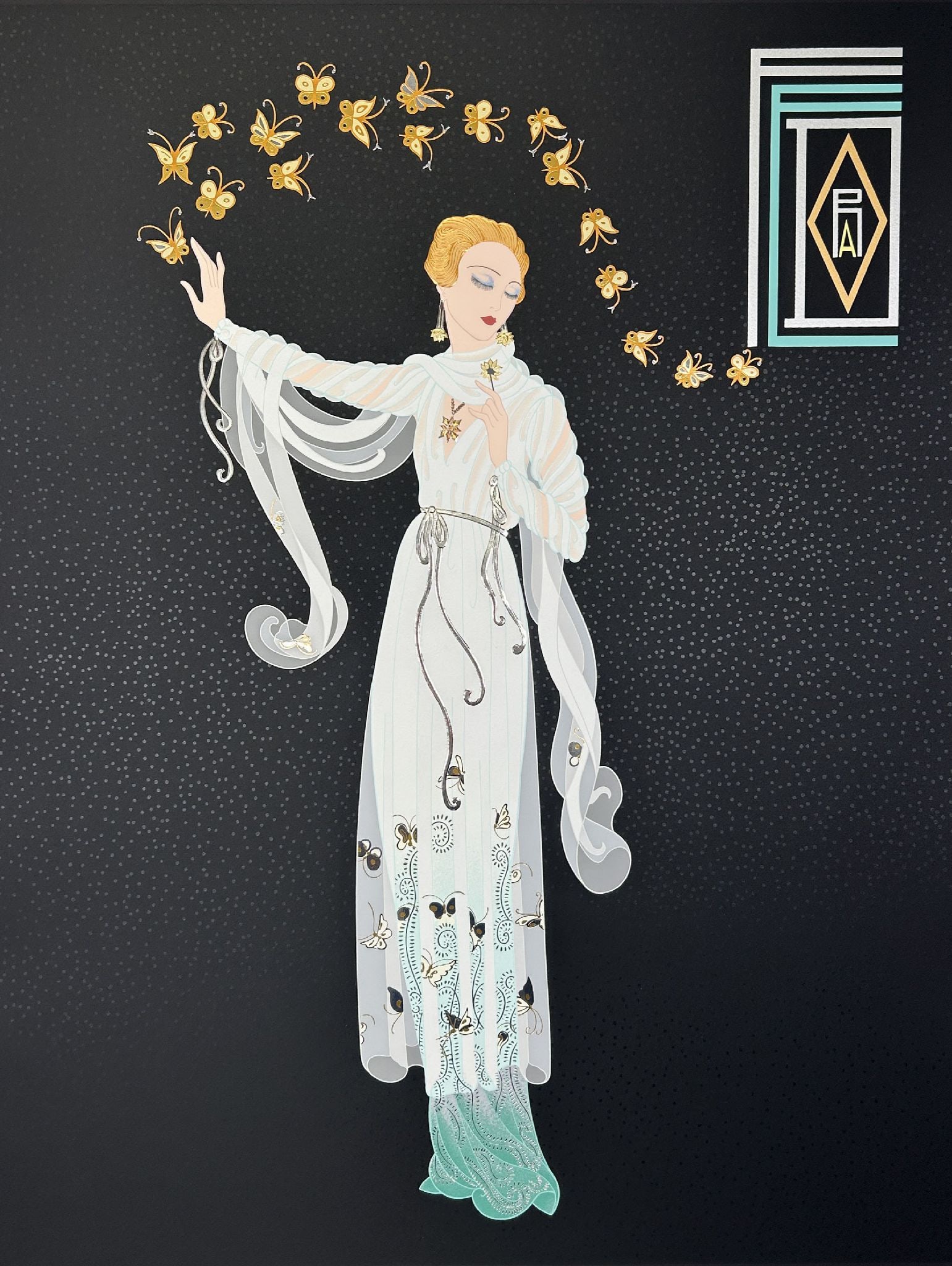 Erte - Fedora Butterfly - 2