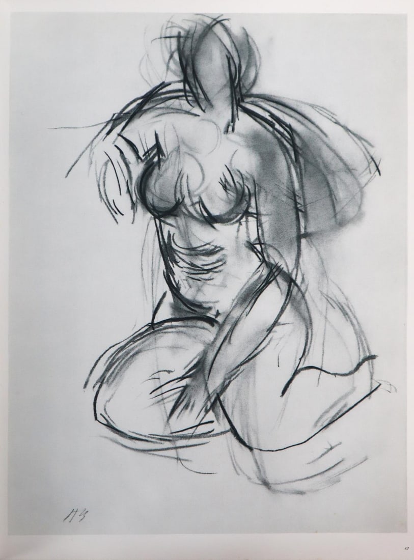 Henri Matisse - Untitled from Verve Suite (After): Artist: Henri Matisse Title: Untitled from Verve Suite Year: 1952 Dimensions: 14in. by 10 1/4in. Edition: From the rare limited edition Publisher: Teriade Pari