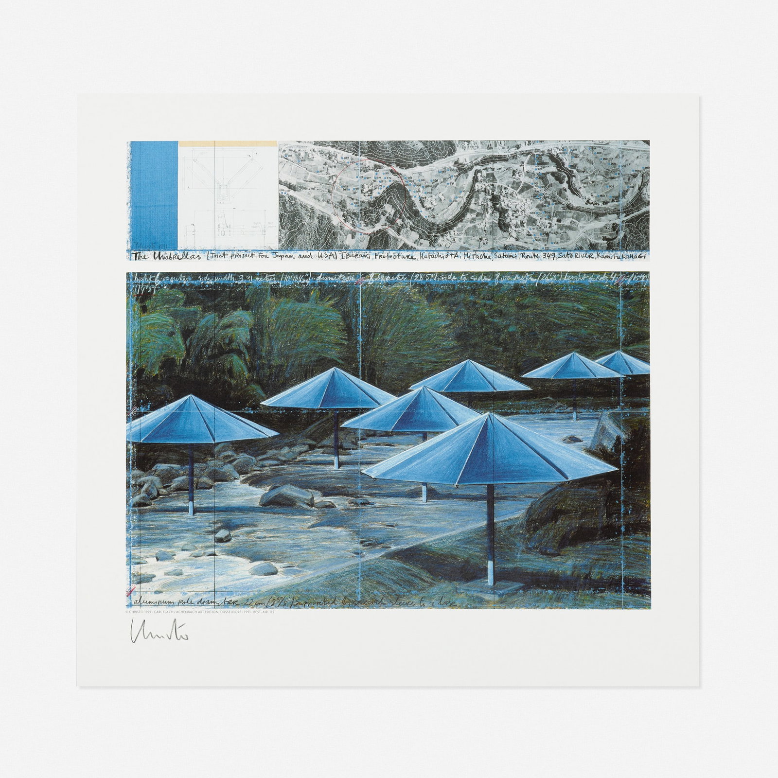 Christo - The Umbrellas, Joint Project for Japan & USA (1 of 2)