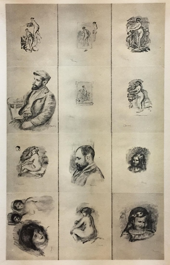 Pierre-Auguste Renoir - Douze Lithographies Cover Sheet (1 of 1)