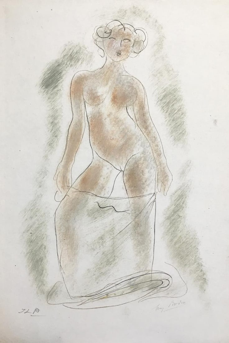 Auguste Rodin - Untitled VI from Elegies Amoureuses d'Ovide: Artist: Auguste RodinTitle: Untitled VI from Elegies Amoureuses d'OvideYear: 1935Dimensions: 7 5/8in. by 11 1/4in.Edition: From the Rare Limited Edition of 250Publisher: Histoire de la Liberation