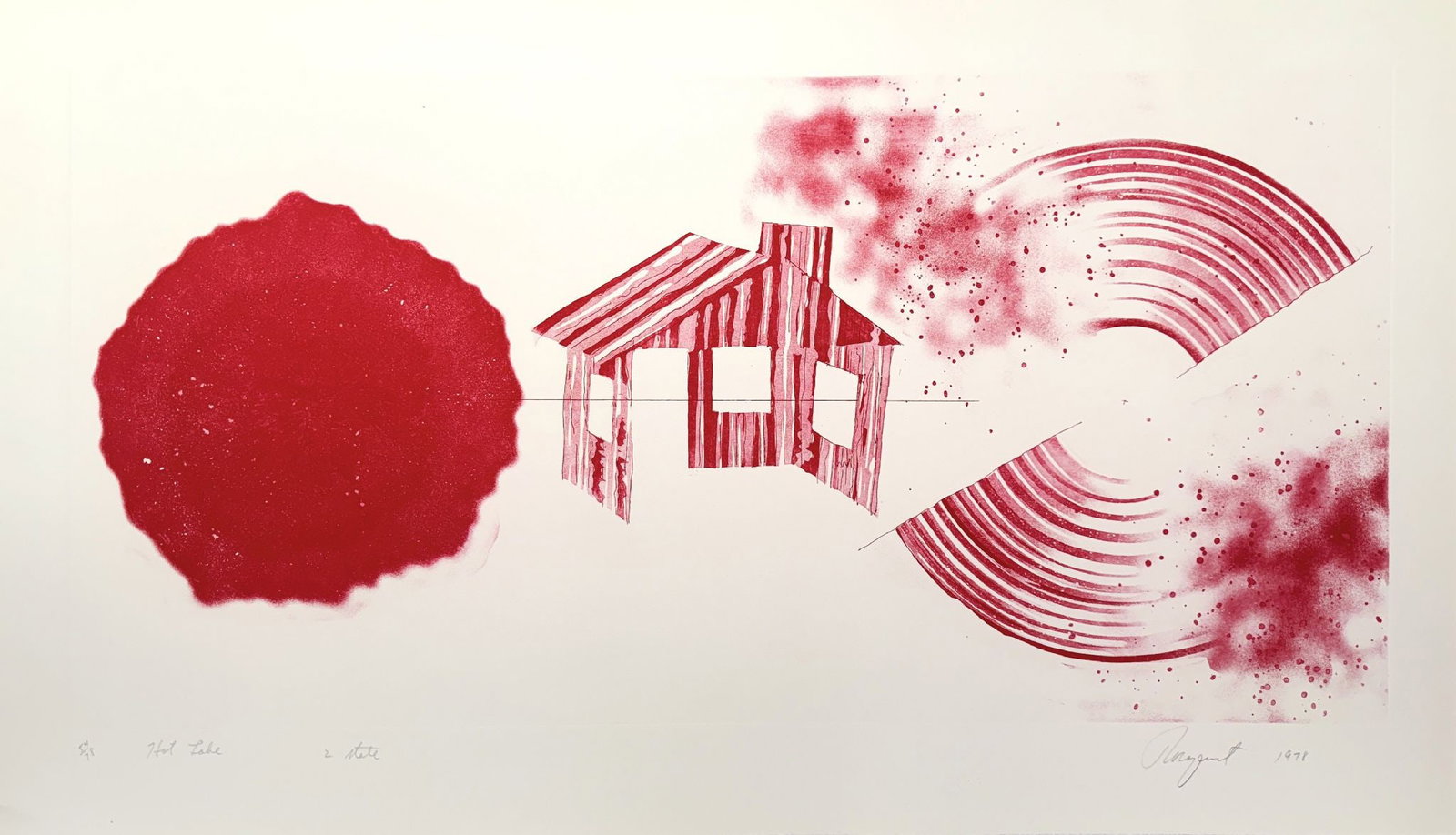 James Rosenquist - Hot Lake (2nd state) (1 of 1)