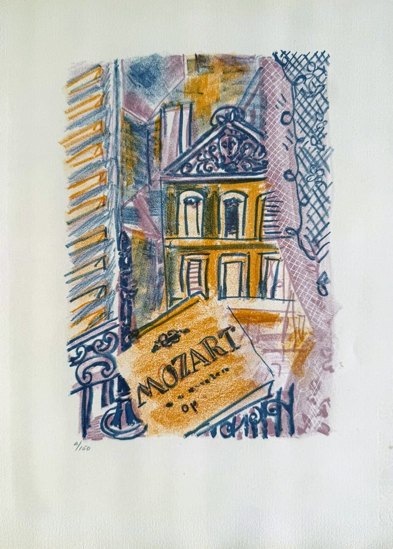 Raoul Dufy - Untitled Lithograph from ""Eloge De Raoul Dufy"": Artist: Raoul DufyTitle: Untitled Lithograph from ""Eloge De Raoul Dufy""Year: 1931Dimensions: 10 x 13 in.Edition: From the limited edition of 150Publisher: Pour les Amis du Docteur Lucien-Graux,