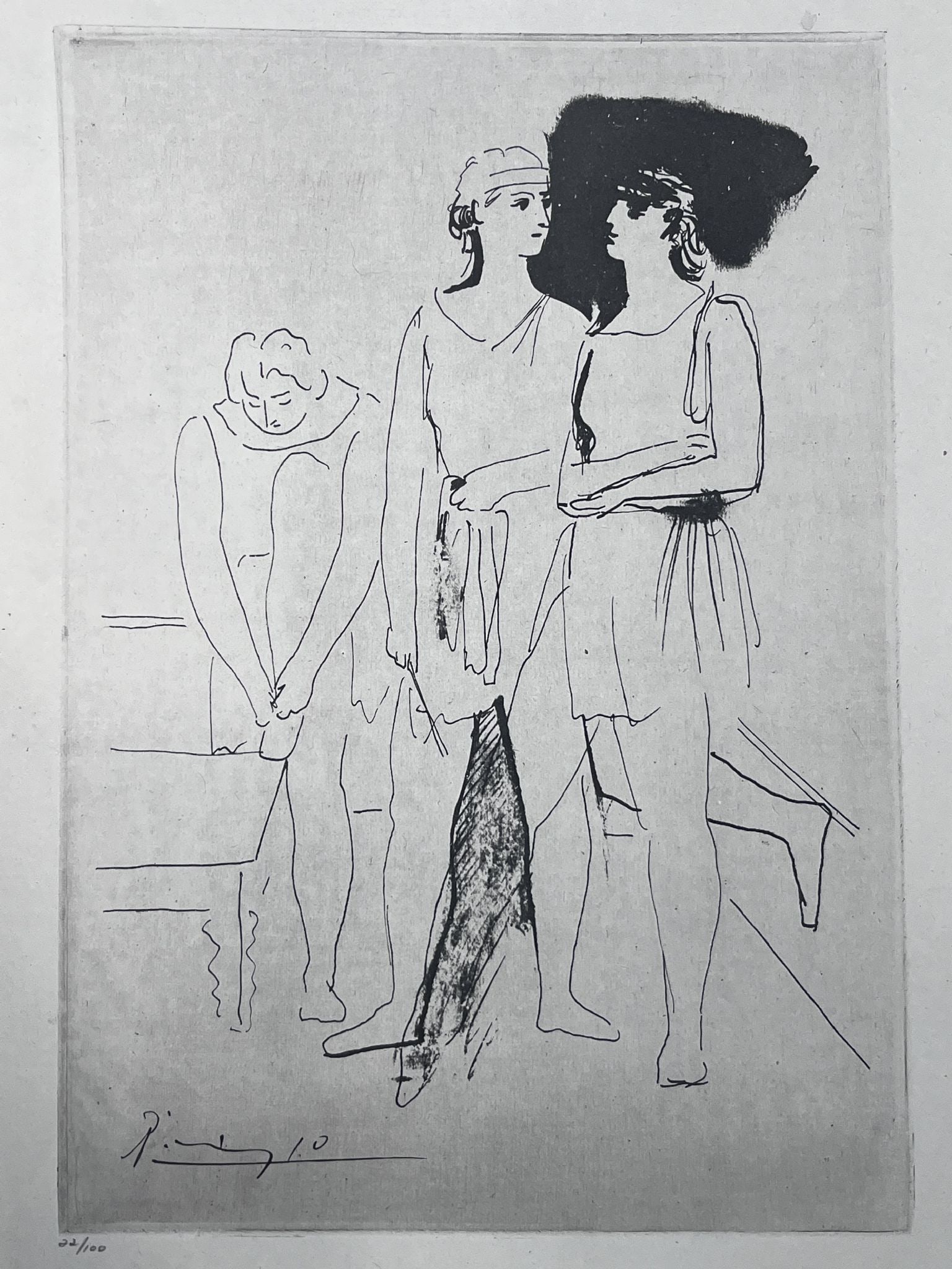 Pablo Picasso (After) - Untitled from Grace et Mouvement: Artist: Pablo Picasso (After) Title: Untitled from Grace et Mouvement Year: 1943 Dimensions: 11 7/8 x 15 7/8 in. Edition: From the rare limited edition of 100 Publisher