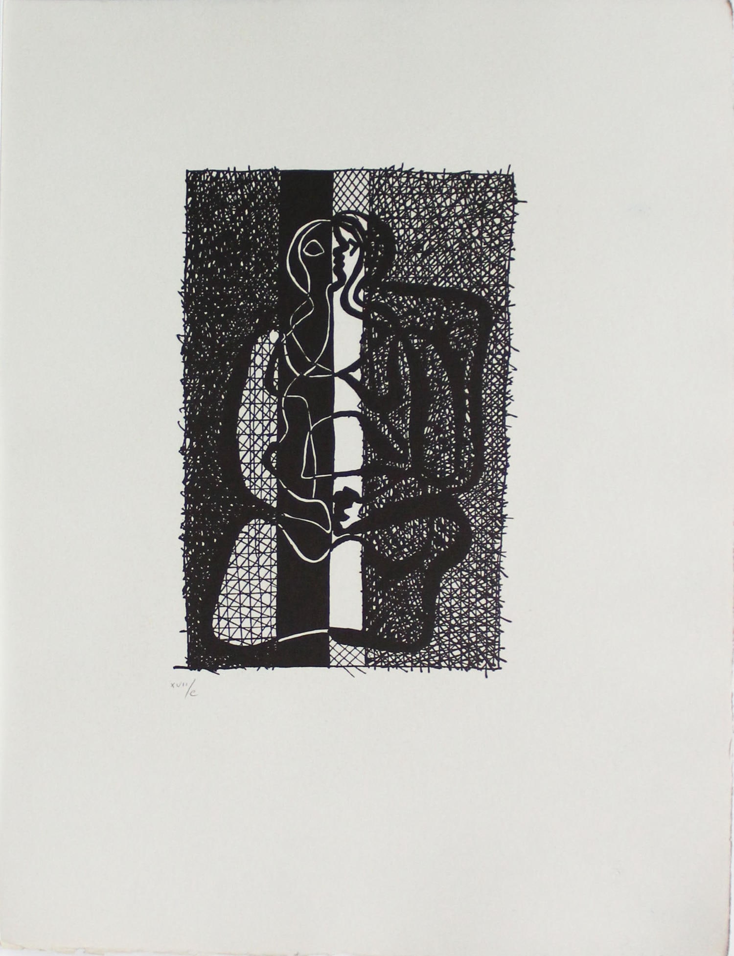 Pablo Picasso - Untitled XI: Artist: Pablo Picasso Title: Untitled XI Year: 1955 Dimensions: 17.25in. by 12.75in. Edition: From the Rare Limited Edition of C Publisher: Andre Sauret Paris</