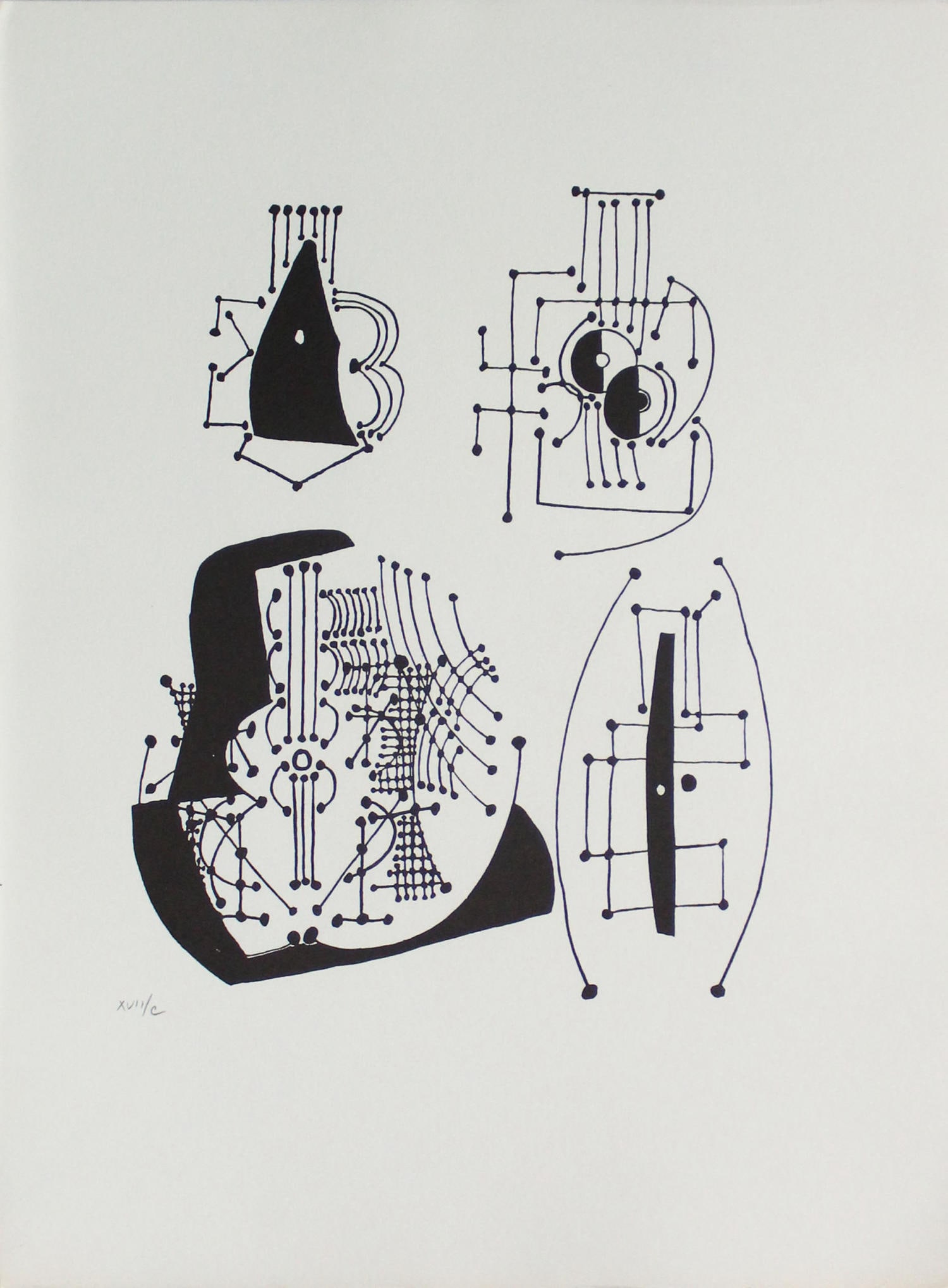Pablo Picasso - Untitled XVI: Artist: Pablo Picasso Title: Untitled XVI Year: 1955 Dimensions: 17.25in. by 12.75in. Edition: From the Rare Limited Edition of C Publisher: Andre Sauret Paris<